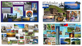 4 slides of highlights from members countries of origin.