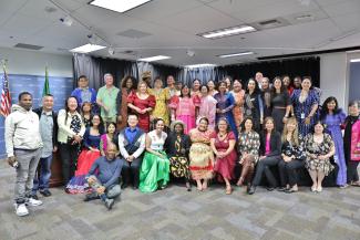 A group picture of the people at the 2024 Heritage Month Celebration
