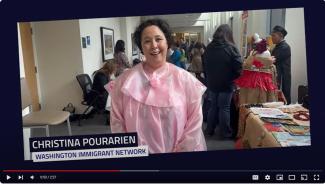 A still from the 20245 WIN Immigration Heritage Month Video